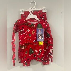 BRAND NEW Kids Christmas Pajama Set - Red